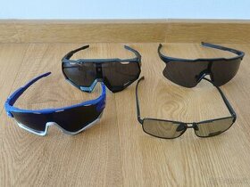 Kvalitné cyklistické okuliare s filtrom UV400 modré / čierne