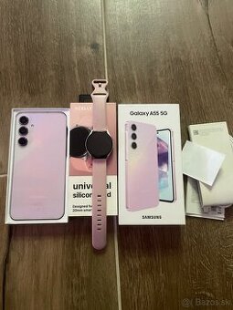 Samsung galaxy A55 5g,smart watch Fe