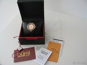BURGI hodinky so 4 DIAMANTMI , PC 495 USD Nové