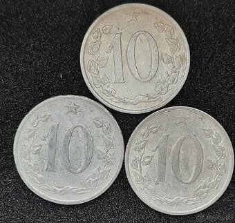 10 halier Československo 1966