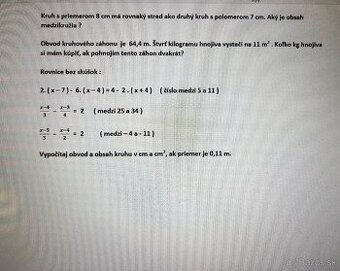 Doučovanie - matematika a fyzika ZŠ, SŠ, VŠ