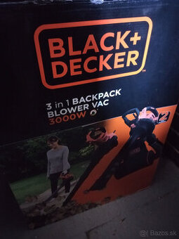 Predám vysávač- fúkač lístia black & decker