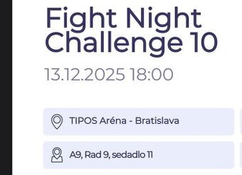 predám 3 lístky na FNC 10