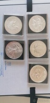 Strieborné investičné mince