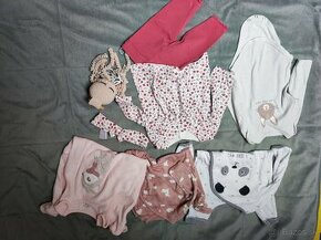 Balík oblečenia pre dievča veľkosť 1-3 mesiacov