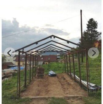 Zelezna konstrukcia 6 x 3m GARAZ