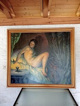 Obraz maľovaný 133x118cm