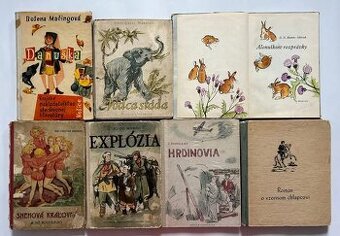 STAROŽITNÉ DETSKÉ KNIHY V SLOVENČINE, S NÁDHERNÝMI ILUSTR.
