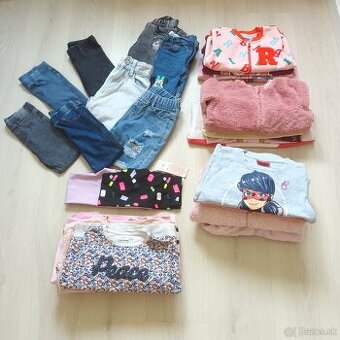 Balík oblečenia pre dievčatko v.110-116