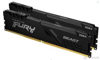 RAM Kingston FURY 32 GB KIT DDR4 3200 MHz CL16 Beast Black