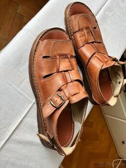 Pánske kožené sandály