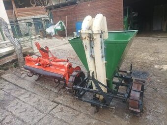 Preám rotavátor upraveny na medziriadkové odburinenie