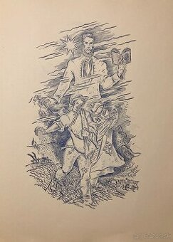 Martin Benka - Slovenská rodina (veľký formát)