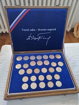 Kazeta strieborné mince 1939-1945