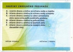 Vypracované odpovede ku otázkam na skúšku - Zbrojný Preukaz - 1