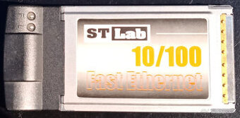 PCMCIA (PC card) sieťová karta 10/100Mbps