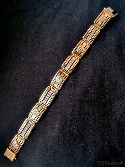 Zlaty naramok  14 karat  585/1000  Dlzka 22,5cm