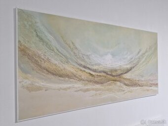 Abstraktny obraz strukturovany 140x70cm R