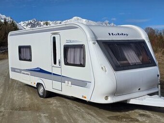 Obytný príves Hobby 560 WLU PRESTIGE - predstan