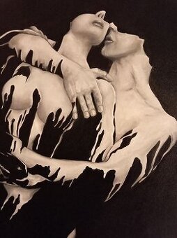 🎨 Vášeň – olejový obraz 60×80 cm, ručná práca