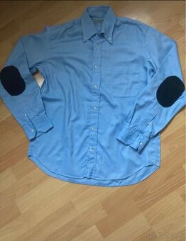 Modrá pánska košeľa