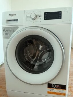 Predám práčku Whirlpool 8 kg – A+++ – plne funkčná