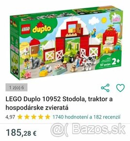 LEGO Duplo 10952 Stodola - dom traktor zvieratá - 1