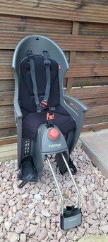 HAMAX Cyklosedačka s uzamykateľným zámkom Siesta W grey/blac