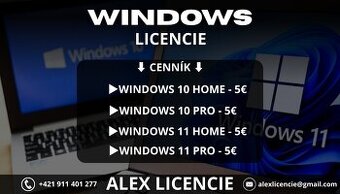 Windows licencie