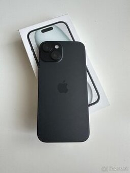 Apple iPhone 15 Black 128GB - 88% batériám