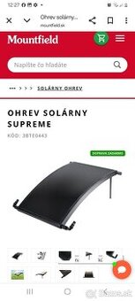 Solarny ohrev