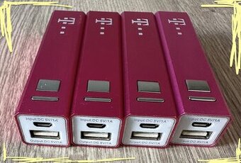 4x TELEKOM Power Bank kapacita 2600 mA