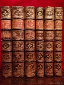 Staré knihy z r. 1773 Politická ekonómie London