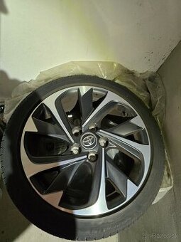 Predám originál alu disky Toyota +pneu Michelin