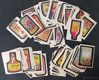 Wacky kartičky - Wacky Packages 76 ks, US sběratelská rarita
