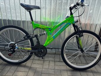 Detský celoodpružený bicykel Kenzel Axel 24”