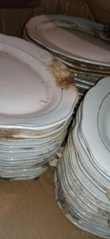 Predám biele taniere vhodné do reštaurácií ok.24cm