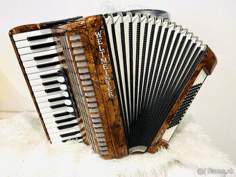 AKORDEÓN WELTMEISTER Achat 72 BASOVÝ- Top zvuk - Made in Ger