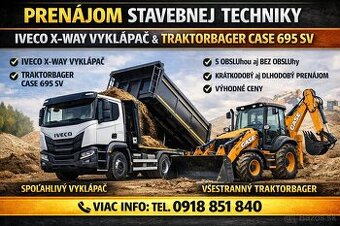 Prenajom stavebnej techn