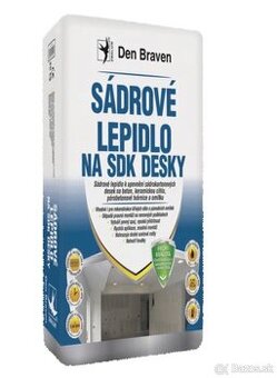Den braven sadrove lepidlo na sdk