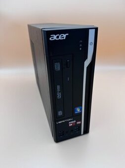 Počítač ACER SFF.Intel AMD A8 4x3,10GHz.8gb ram.120gb SSD.