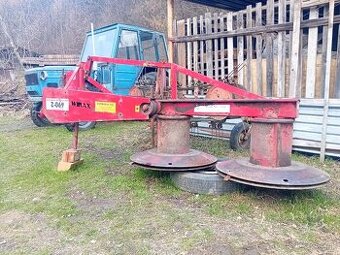 Dvojbubnová kosačka za traktor