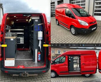 Ford Transit Custom L1H2, regálový systém BOTT, DPH 