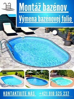 Bazén,Bazény, Bazénova folia, Servis bazéna