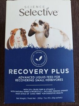 Tekute seno, vyživa pre bylinožravce Recovery plus