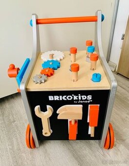 Chodítko a pracovny vozík + barber sada Janod