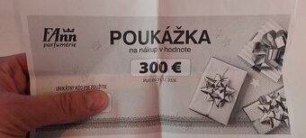 300 poukaz Fann parfumérie