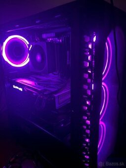 Herný PC – Ryzen 5 / RX 590 8GB / 16GB RAM / RGB / sklo