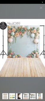 Predám jarné fotopozadie 160x300cm