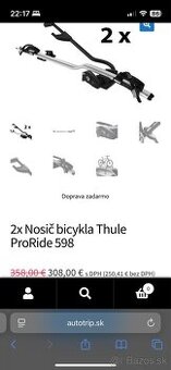 Nosic bicykla Thule ProRide 598
